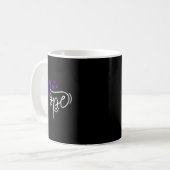 Mug Espérer le rétablissement de la sensibilisation au (Devant gauche)