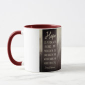 Mug ESPÉREZ une chose avec des plumes (Gauche)