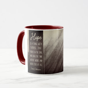 Mug ESPÉREZ une chose avec des plumes