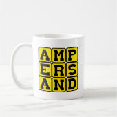 Mug Esperluette, type de ponctuation (Gauche)