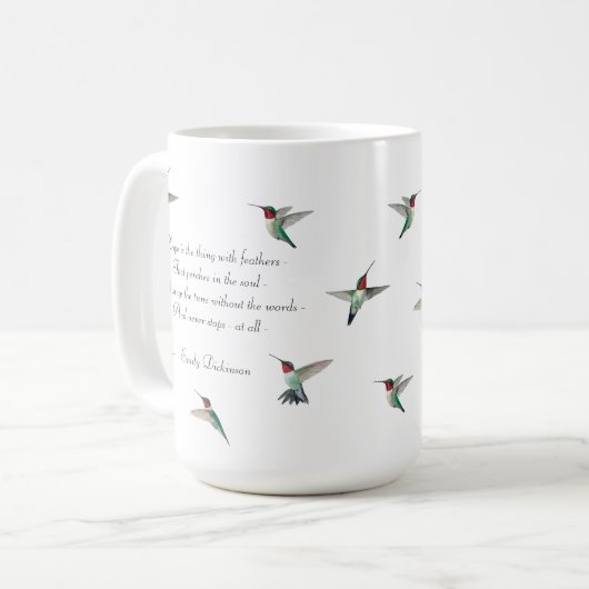 Mug Espérons colibri (Devant gauche)