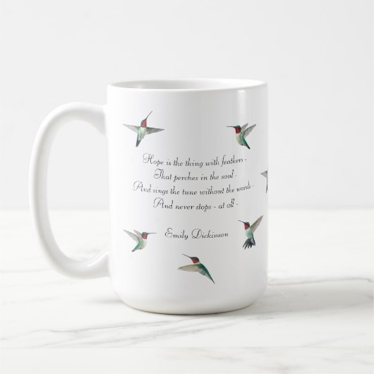Mug Espérons colibri (Gauche)