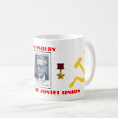 Mug Espion britannique Kim Philby, héros de l'Union (Devant droit)