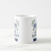 Mug Espoir à travers chaque longue nuit Motivation chr (Centre)