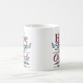 Mug Espoir à travers chaque obstacle Citation d'espoir (Centre)