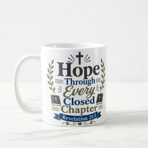 Mug Espoir à travers une citation de l'Écriture sur un