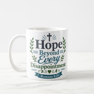 Mug Espoir au-delà de la déception Citation de foi