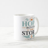 Mug Espoir au-delà de la tempête dévotion quotidienne (Devant droit)
