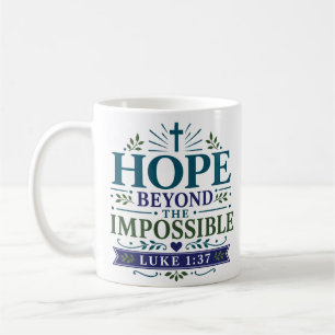 Mug Espoir au-delà de l'encouragement spirituel imposs