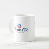 Mug Espoir d'Obama (Devant gauche)
