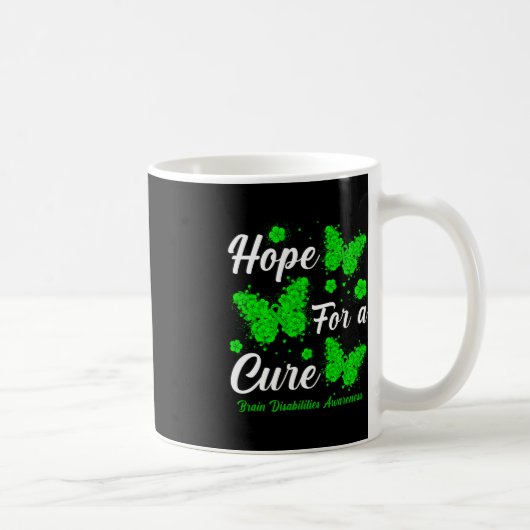 Mug Espoir D'Une Maladie Cervicale Cure, Mais (Droite)