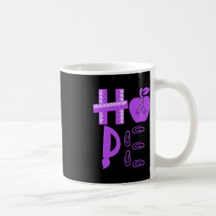 Mug Espoir Epilepsie Sensibilisation Purple Ribbon Ens