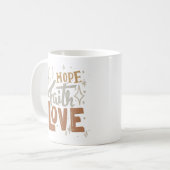 Mug espoir foi amour (Devant gauche)