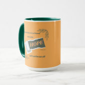 Mug Espoir Inspirationnel Écriture Chrétienne Deux Ton (Devant gauche)