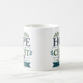 Mug Espoir par Christ seul Dévotion scripturaire (Centre)