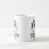 Mug Espoir pour chaque citation de dévotion du matin d (Centre)
