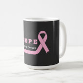 Mug Espoir pour le cancer (Devant droit)