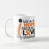 Mug Espoir pour ma leucémie de petite-fille (Gauche)