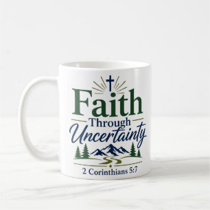 Mug Espoir scripturaire à travers l'incertitude Citati