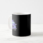 Mug espoir voiture pour ataxia guerrier tee ataxia sen (Devant gauche)