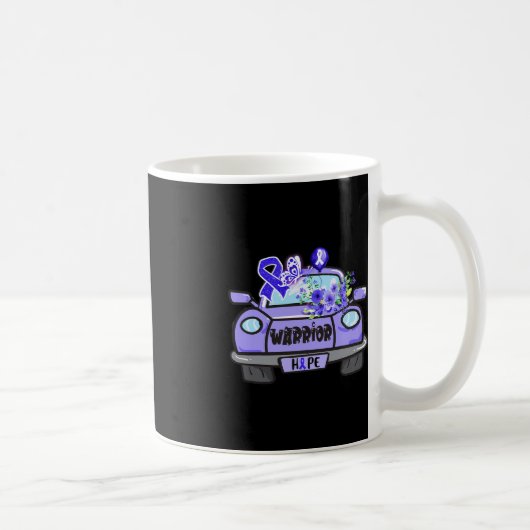 Mug espoir voiture pour ataxia guerrier tee ataxia sen (Droite)