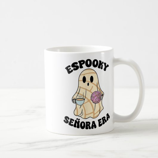 Mug Espooky Senora Era Funny Ghost Mexican Spanish Hal (Droite)