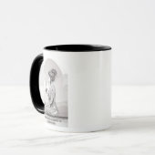 Mug Espresso Conscient Méditation Zen Une Seule Dose B (Devant gauche)