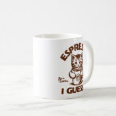 Mug Espresso I Guesso Kitten Coffee Lover (Devant droit)