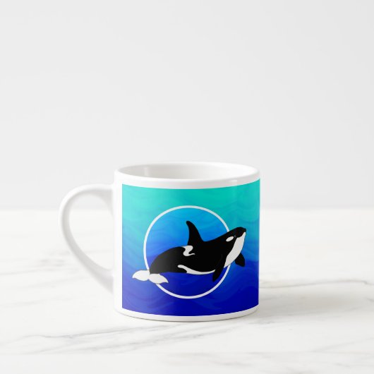 Mug espresso Orca personnalisé (Gauche)