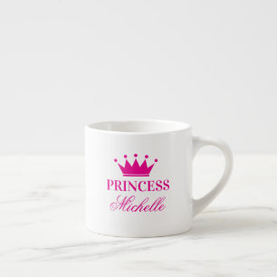 Mug espresso personnalisé Couronne de Princesse