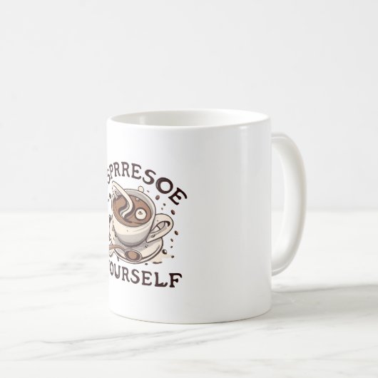 Mug Espresso Vous-Même (Devant droit)