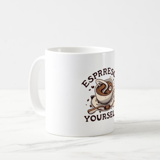 Mug Espresso Vous-Même (Devant gauche)