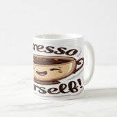 Mug Espresso Yourself - Amusant Café (Devant droit)