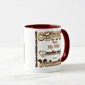 Mug Espresso Yourself, café avec mon aimé est mon cade (Devant droit)