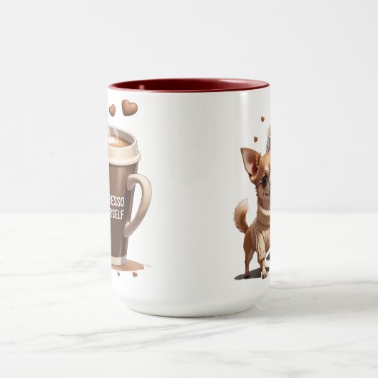 Mug Espresso Yourself – Coffee Chihuahua Edition (Centre)