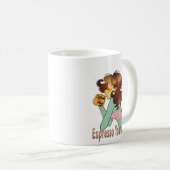 Mug Espresso Yourself Cute Conception Café (Devant droit)