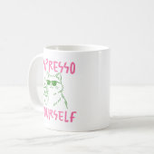 Mug Espresso Yourself Funny Cat Coffee (Devant gauche)