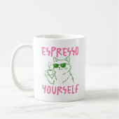 Mug Espresso Yourself Funny Cat Coffee (Gauche)