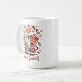 Mug Espresso yourself funny coffee lover graphic art (Devant gauche)