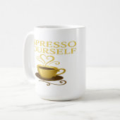 Mug Espresso Yourself - Golden Coffee Cup Edition (Devant gauche)