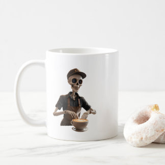 Mug Espresso Yourself - Skeleton Coffee Shop Vibes