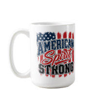 Esprit Américain Fort 4 Juillet Patriotique