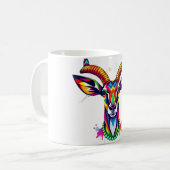 Mug Esprit Antelope Vibrant - Collier perlé Art (Devant gauche)