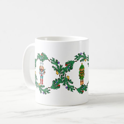 Mug Esprit de casse-noix de Noël (Devant gauche)