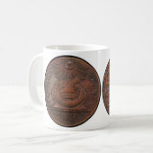 Mug Esprit de cent de Fugio votre avant et dos (Devant gauche)