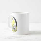 Mug Esprit de cheerleading des frelons de retour à l'é (Devant gauche)