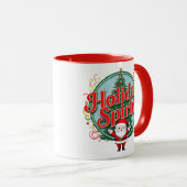 Mug esprit de fêtes de Noël design mignon (Devant droit)