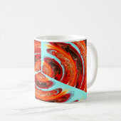 Mug Esprit de feu orangé art (Devant droit)