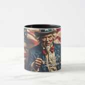 Mug Esprit de liberté en rouge, blanc et bleu (Centre)