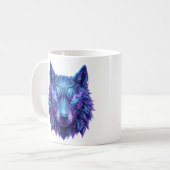 Mug Esprit de Loup Cyber Gardien de l'Intuition (Devant gauche)